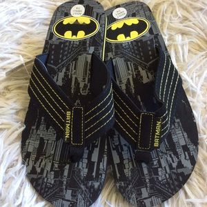 BatMan Flip Flops Mens Small 7/8 New shoes